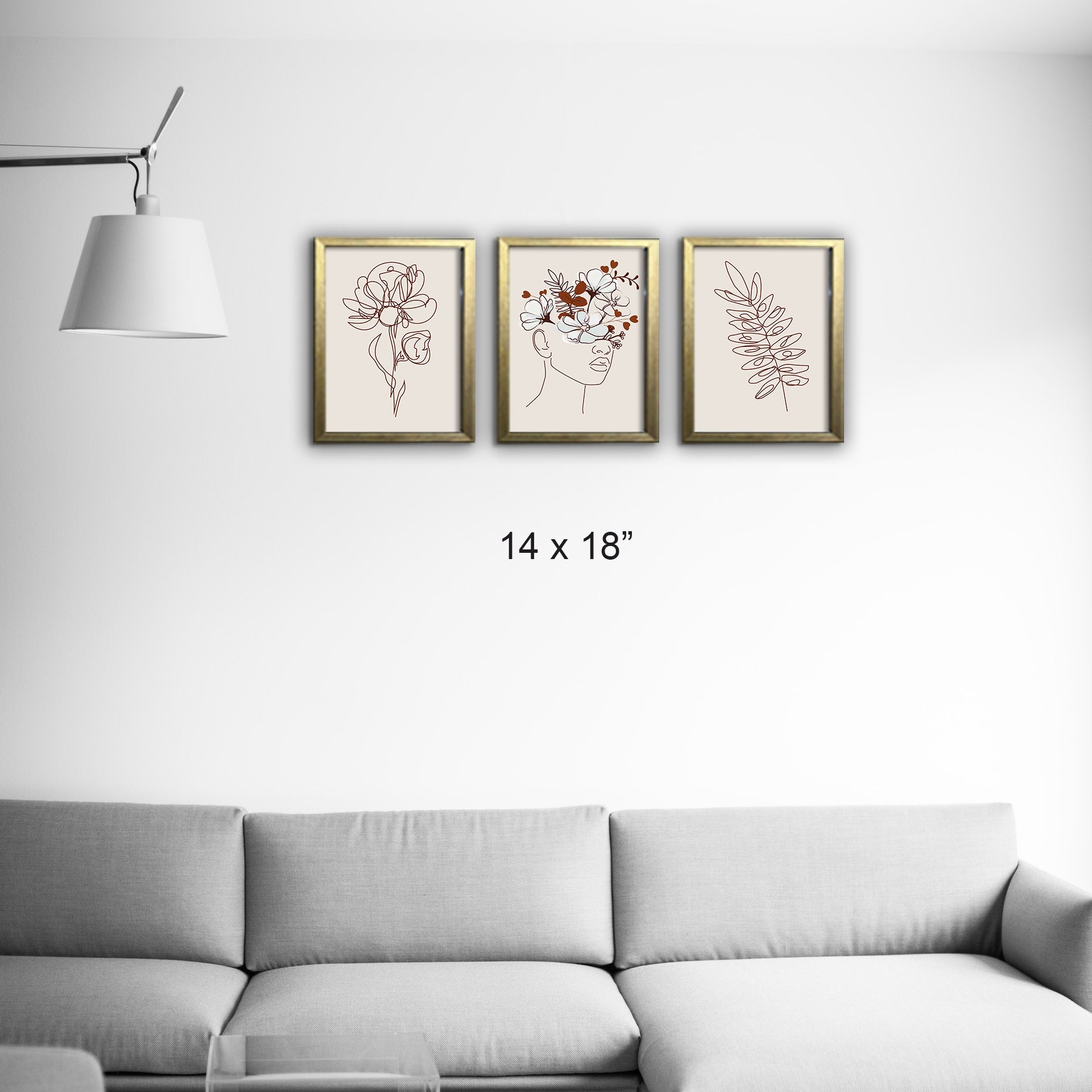 Modern / Abstract Art Frames 3 Pcs Set