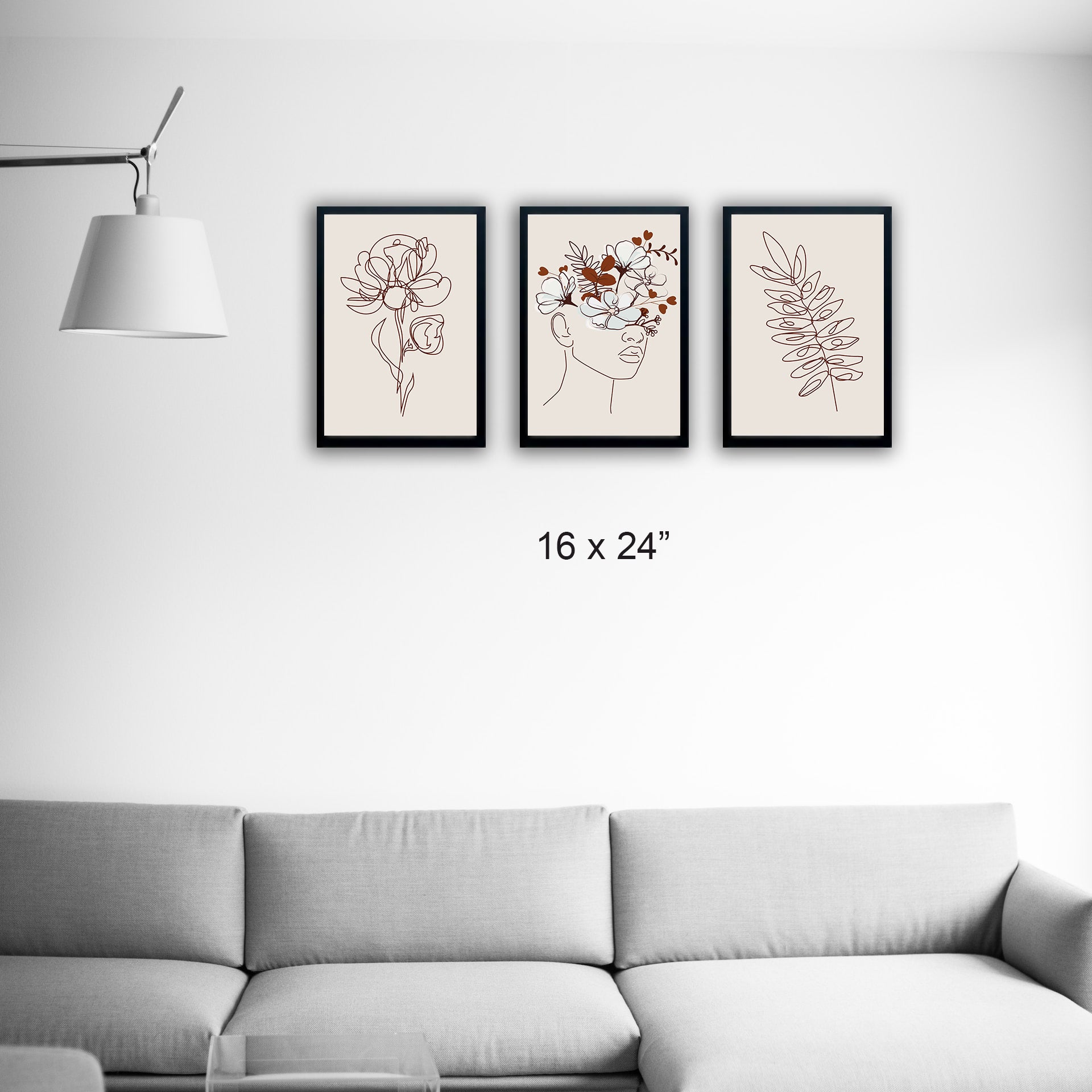 Modern / Abstract Art Frames 3 Pcs Set | Frame World