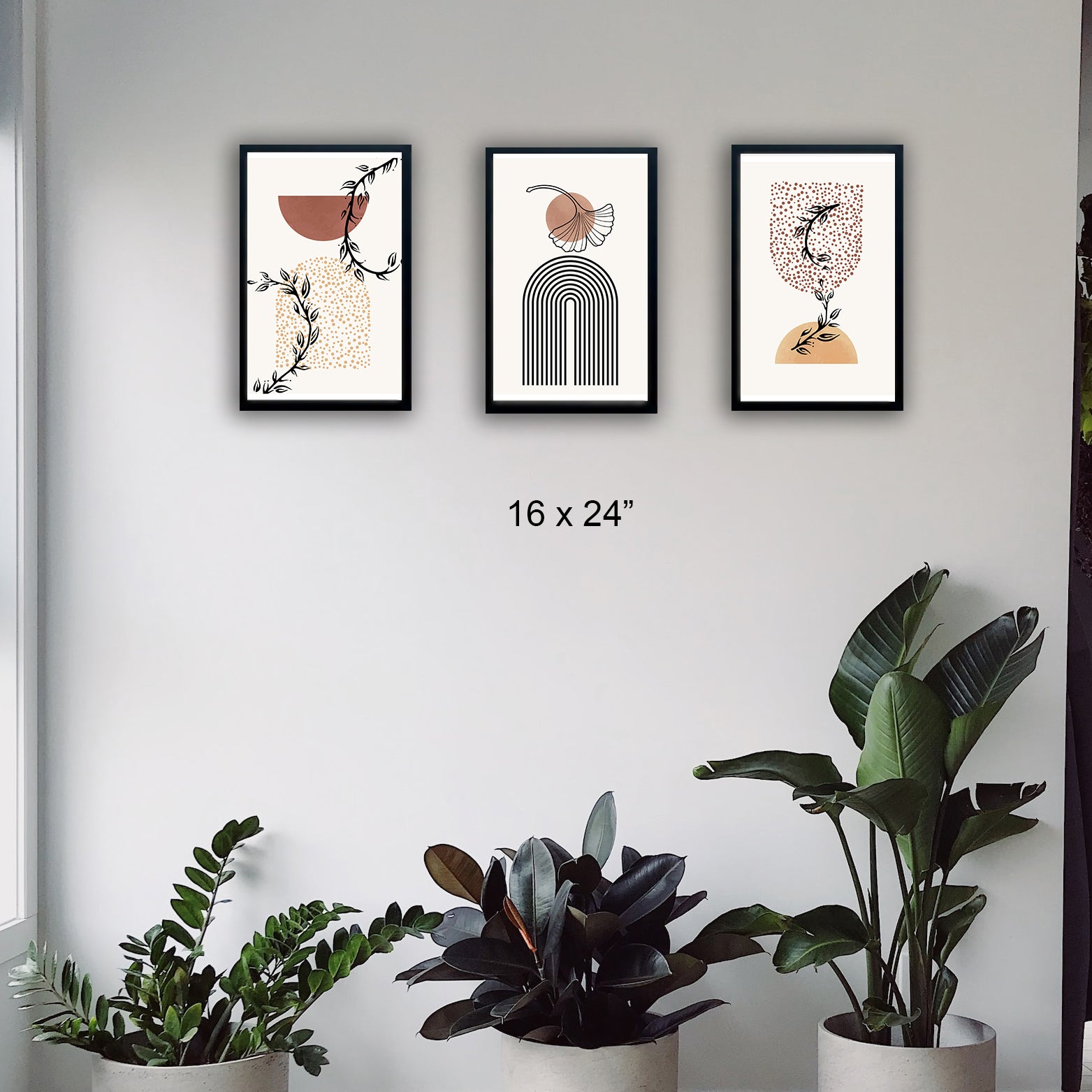Beautiful Art Prints For Dinning Room Set of 3 Frames