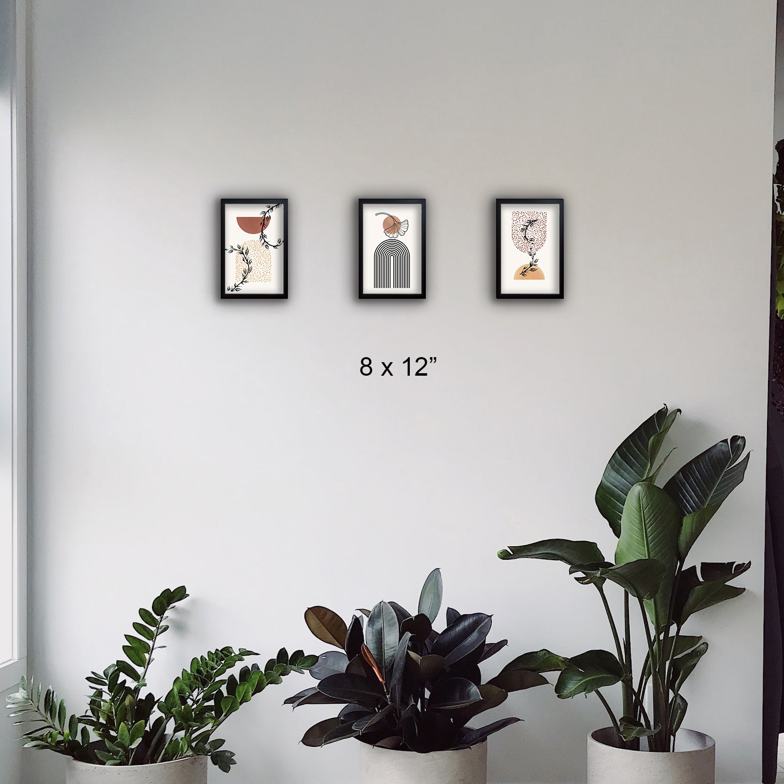 Beautiful Art Prints For Dinning Room Set of 3 Frames