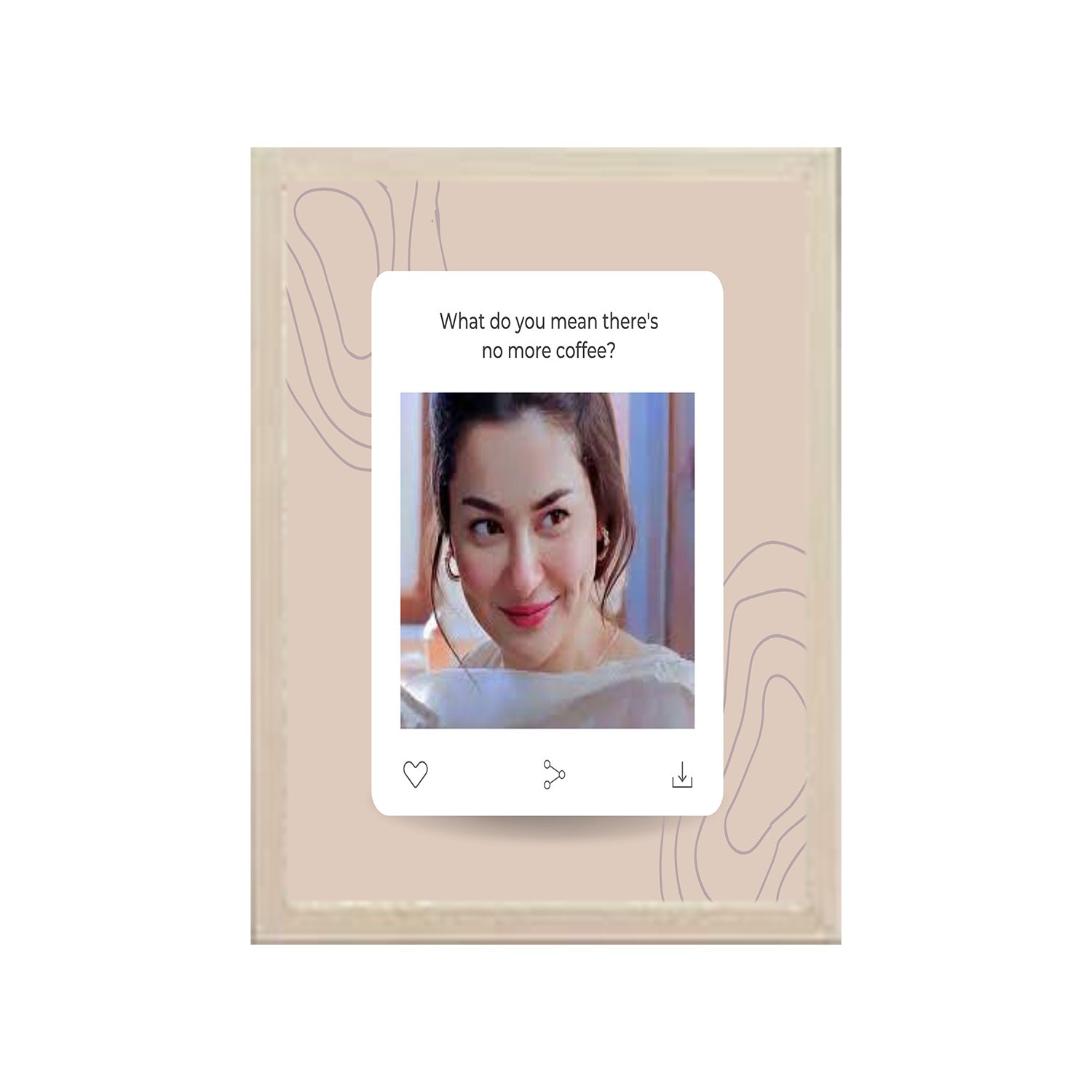 Music Song Personlised Photo Frame