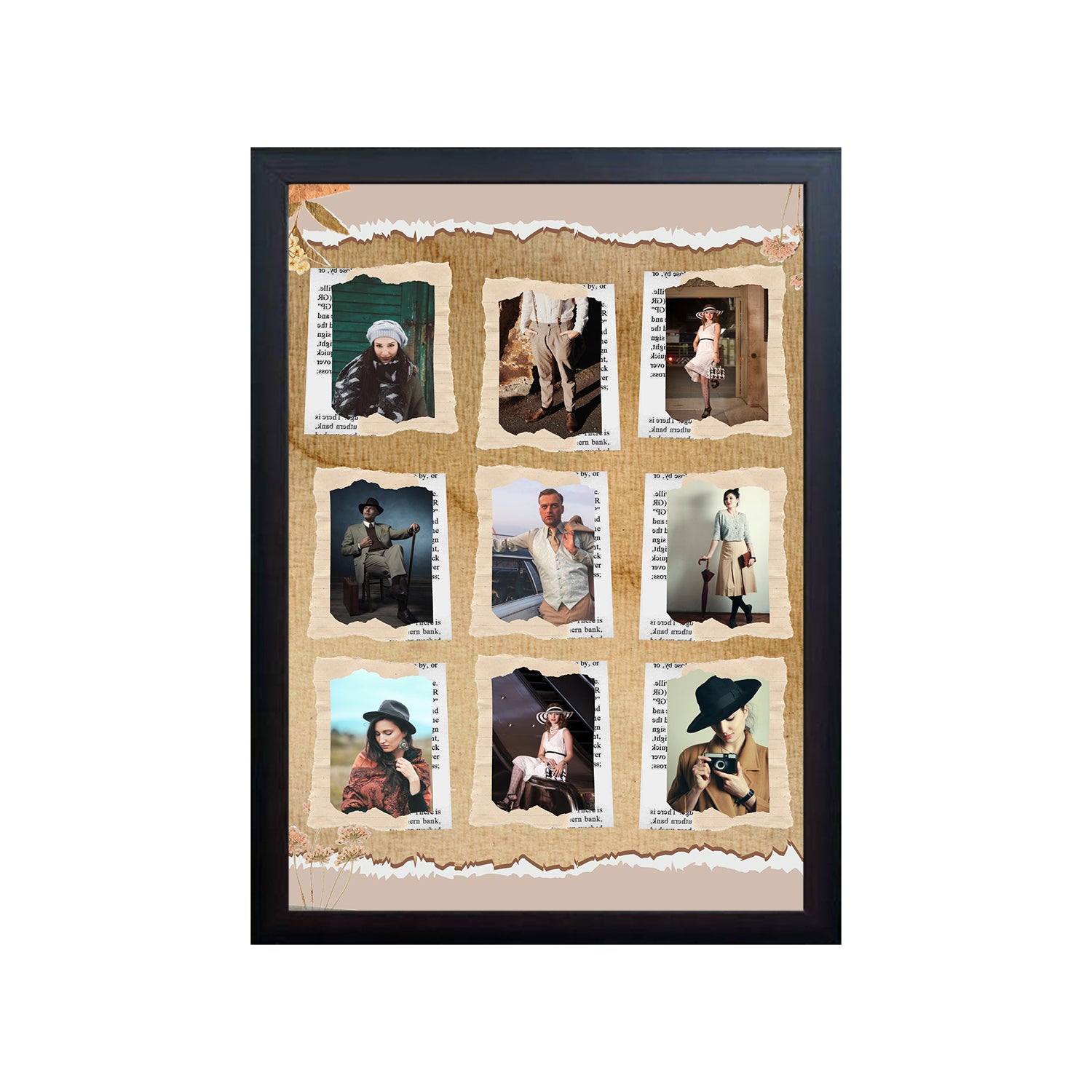 8 Image Design Photo Frame 1 Pc ( photo and text is Customizable )