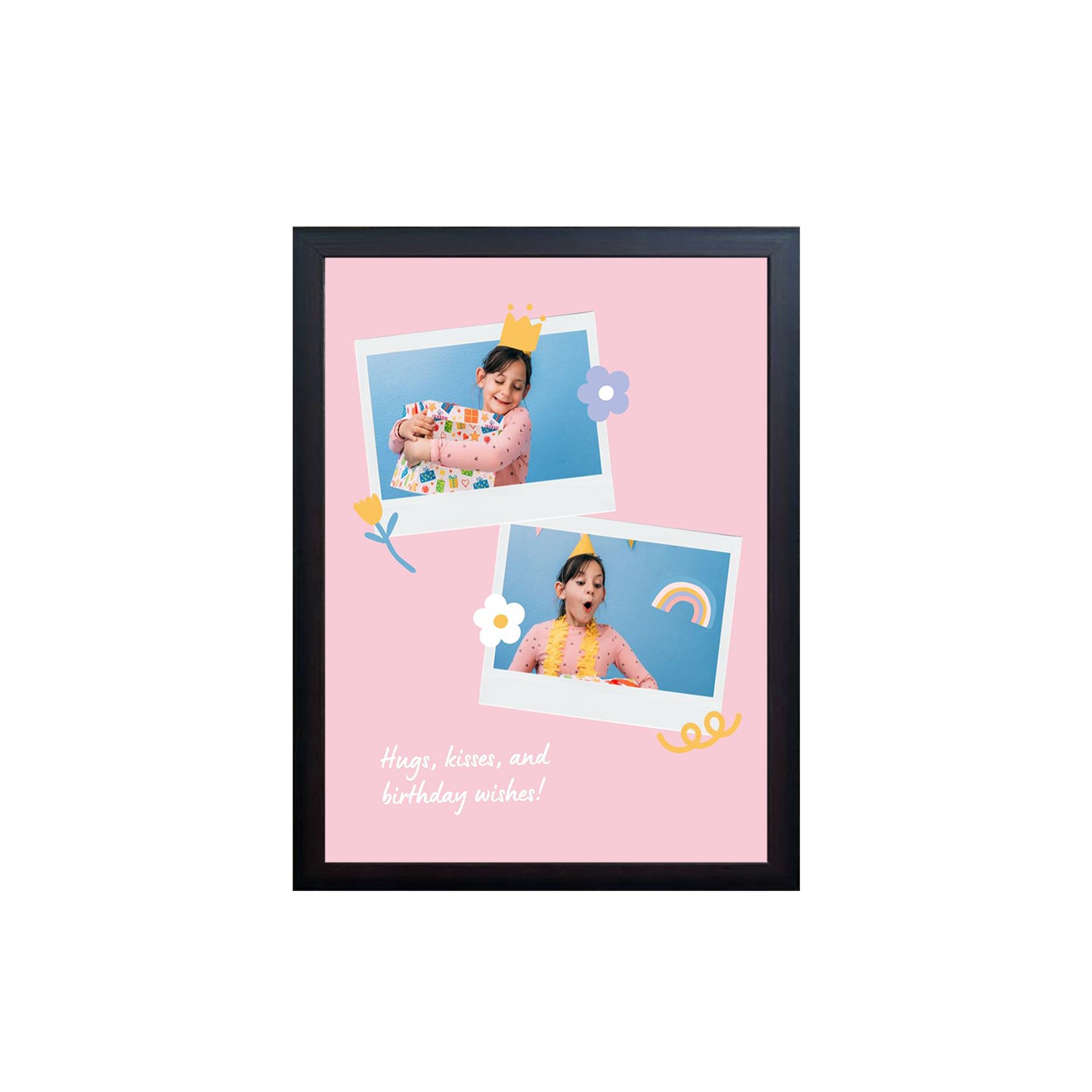 Kids Birthday Custom Design Photo Frame, Birthday Gift Frame