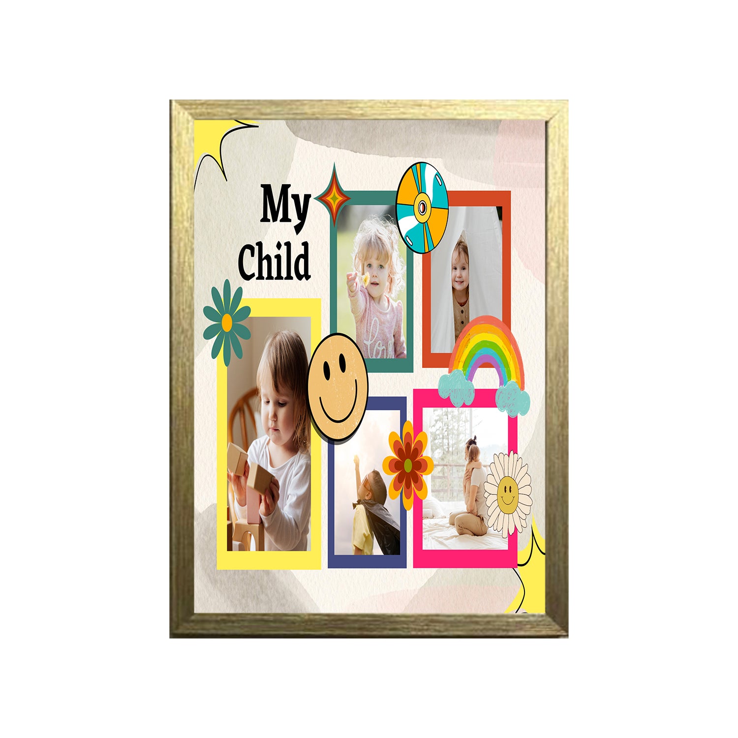 My Child Design Photo Frame 1 Pc ( photo and text is Customizable )