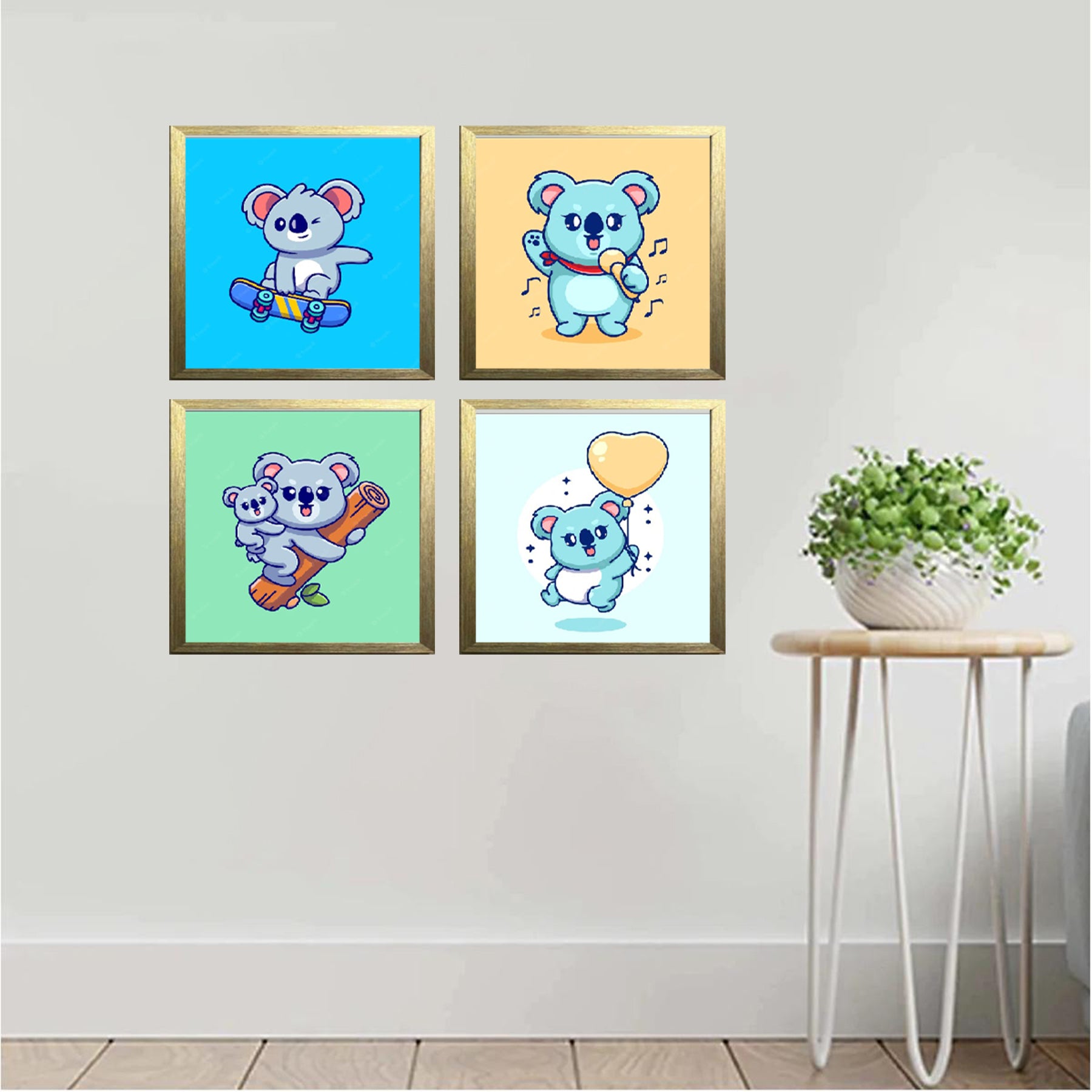 Pack of 4 Kids Nursery Picture Frames