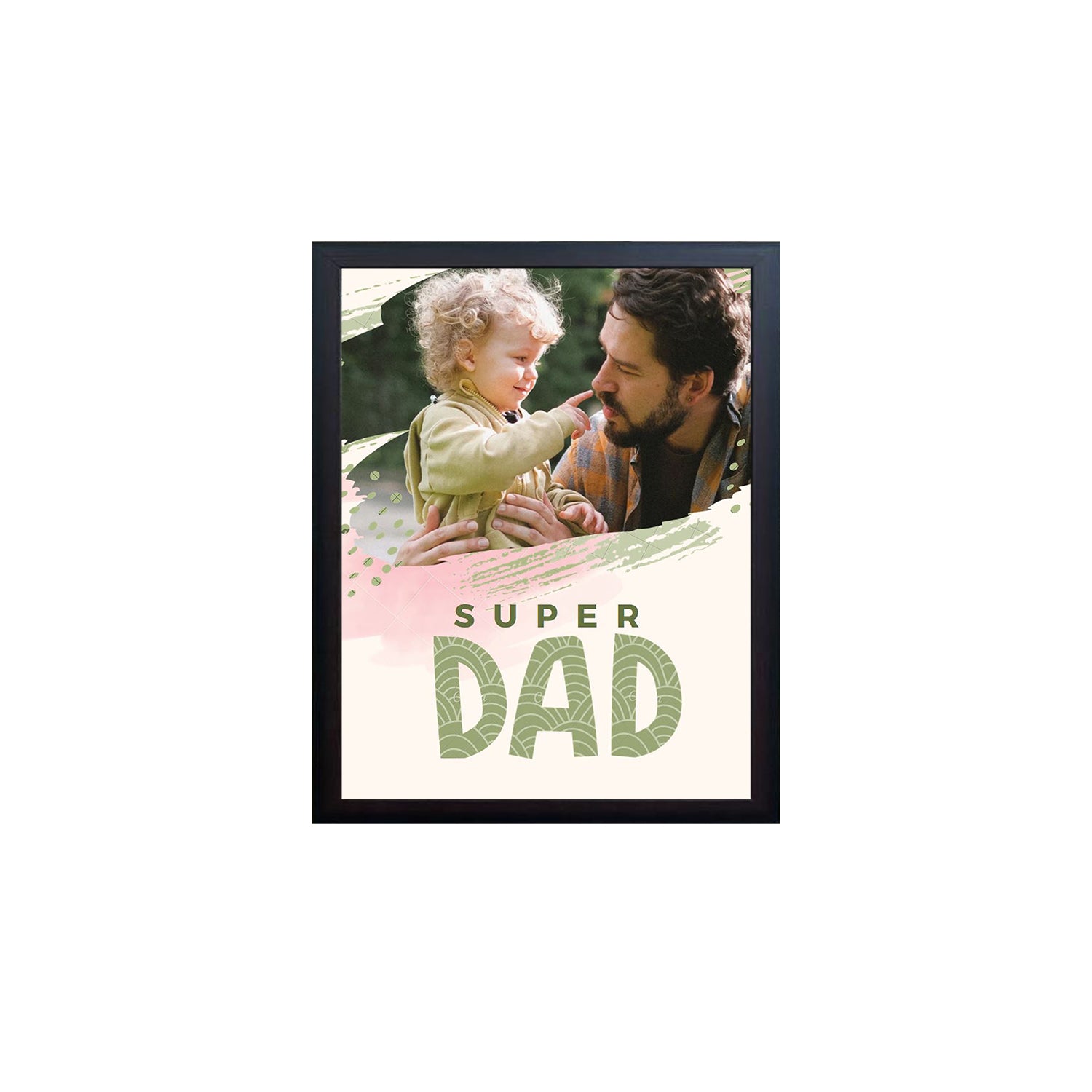 Father's Day Custom Design Photo Frame, Birthday Gift Frame