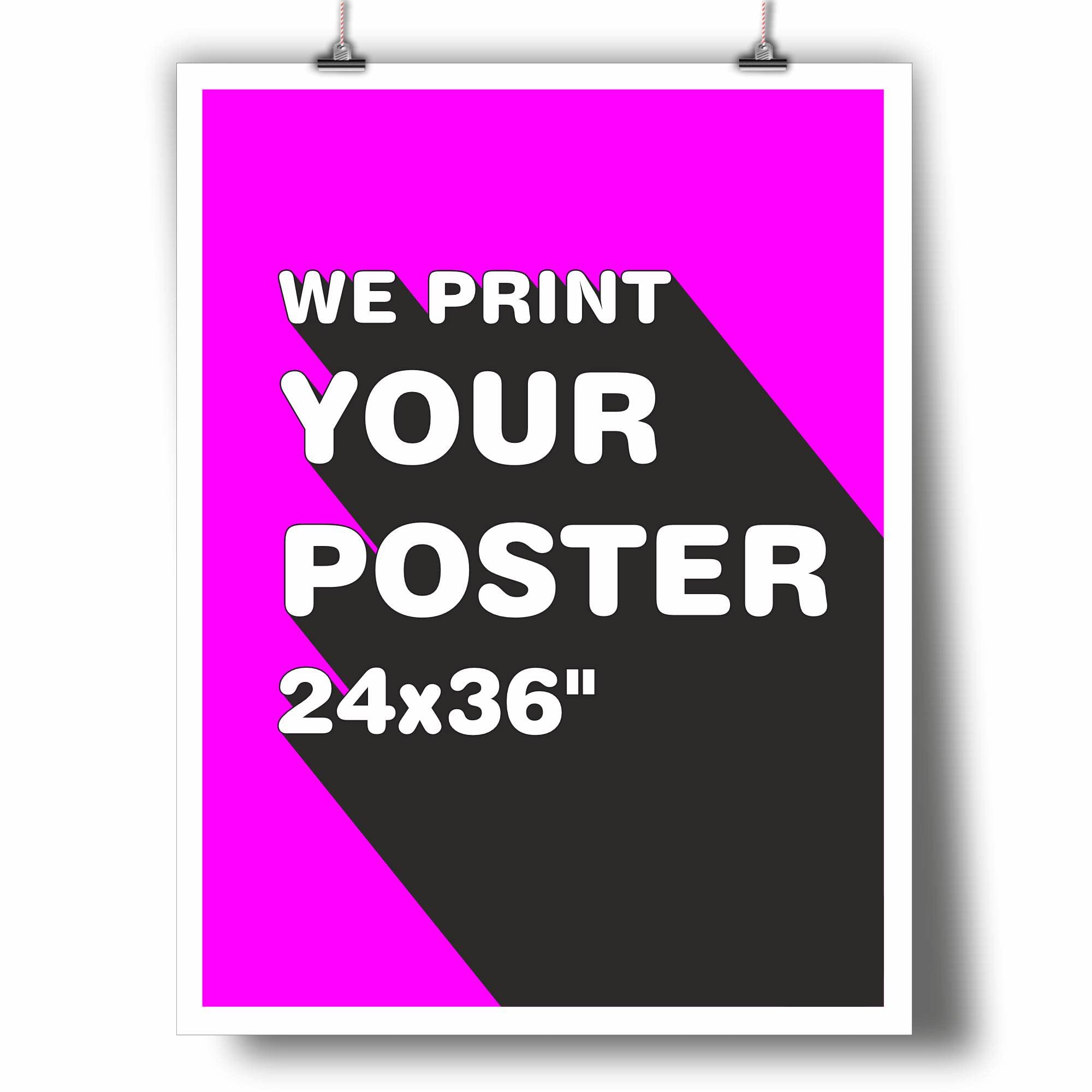 Custom poster 24x36 Photo Print| Custom posters from pictures |Posters Print - Create Your Own Personalized Poster 24 x 36 | 2x3 Custom Poster