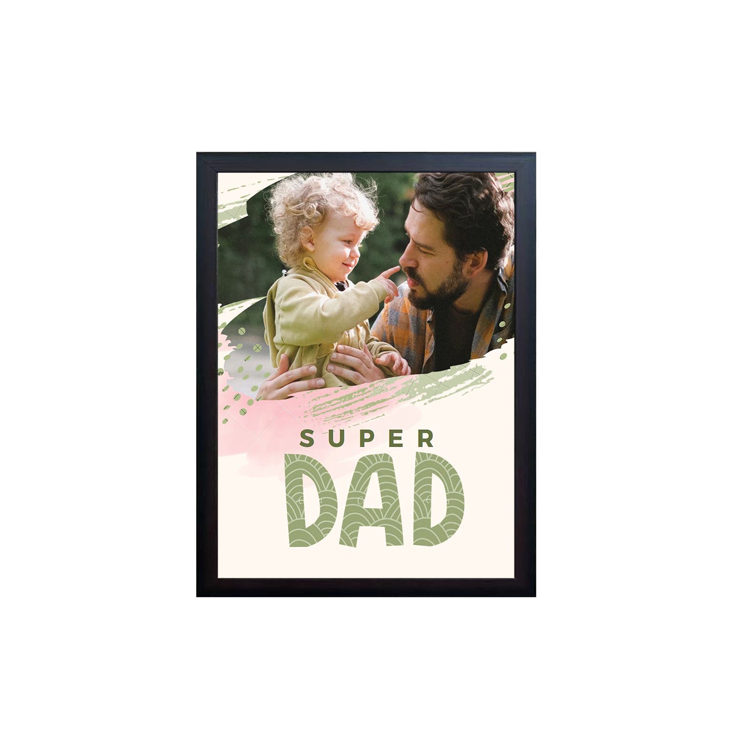 Father's Day Custom Design Photo Frame, Birthday Gift Frame