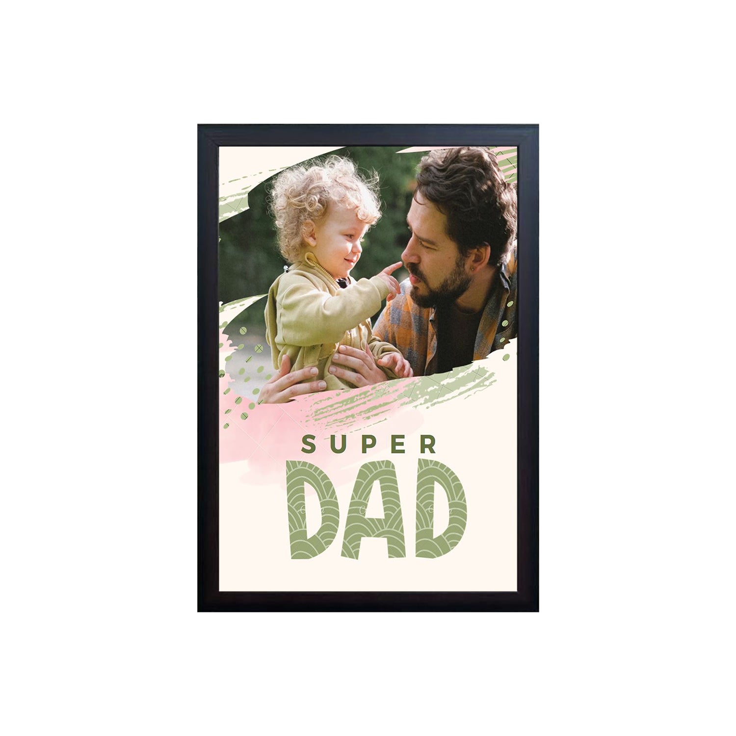 Father's Day Custom Design Photo Frame, Birthday Gift Frame