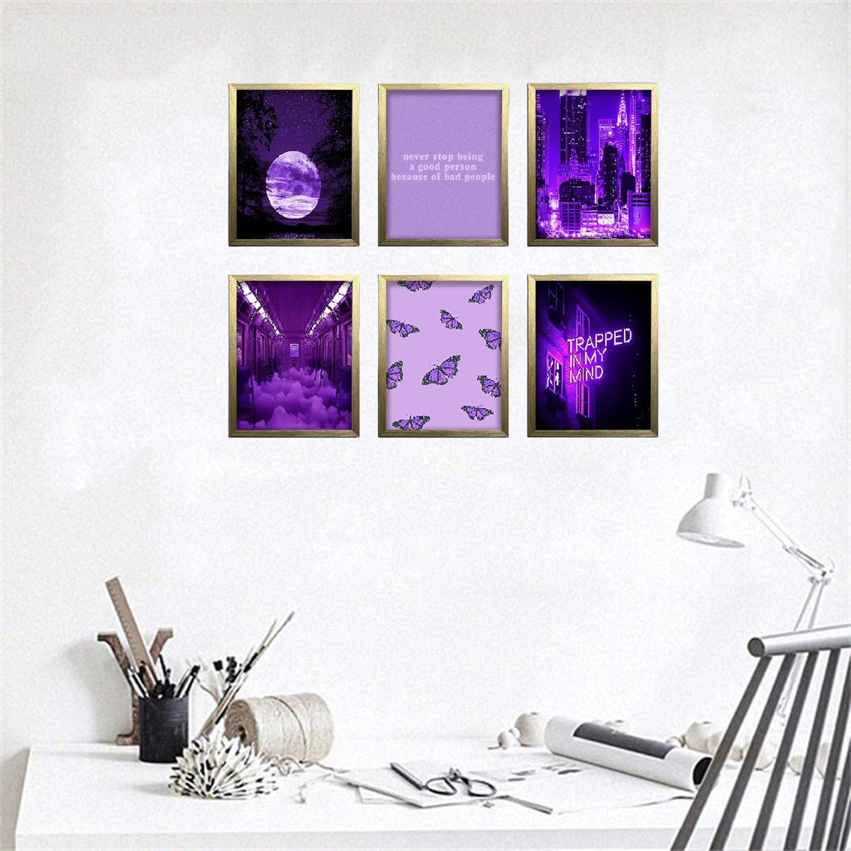 6 Pack Inspirational Quote Frames