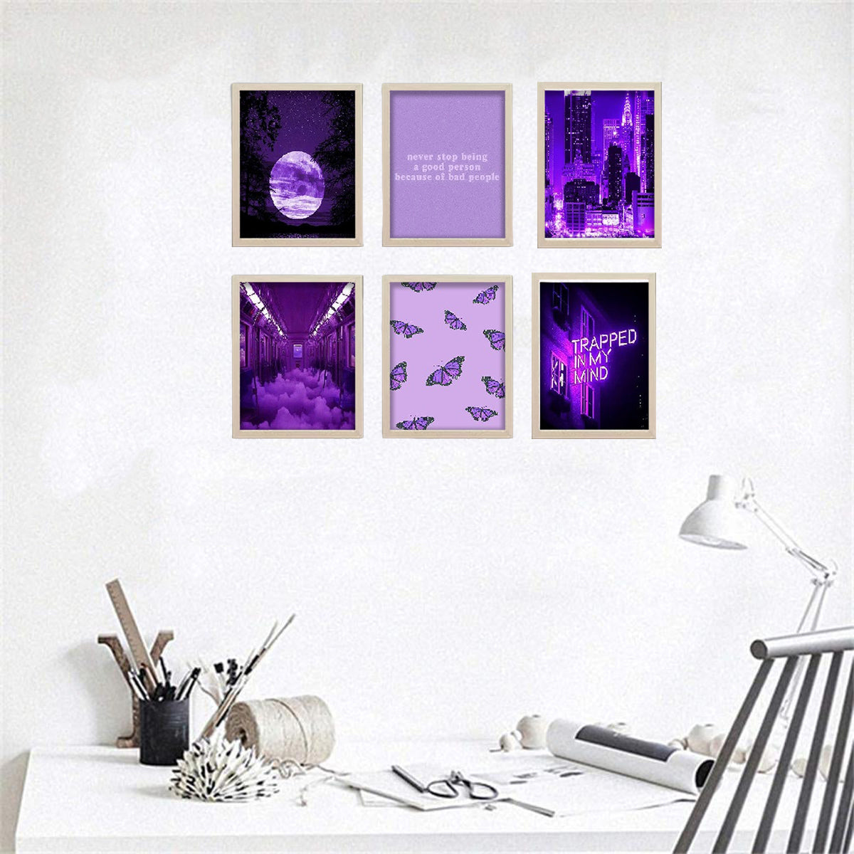 6 Pack Inspirational Quote Frames - 0