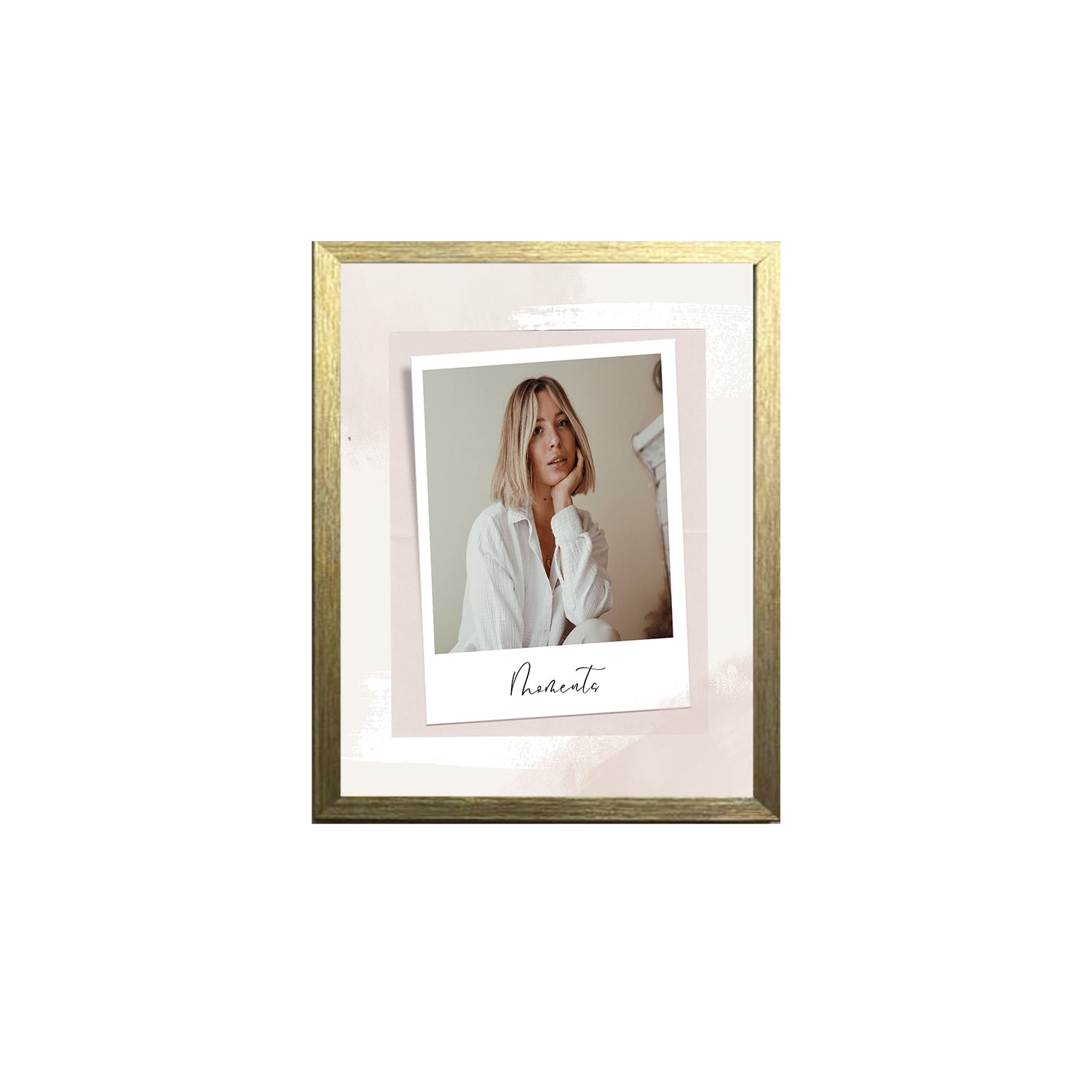 Buy gold Custom Design Photo Frame 1 Pc ( photo and text is Customizable )