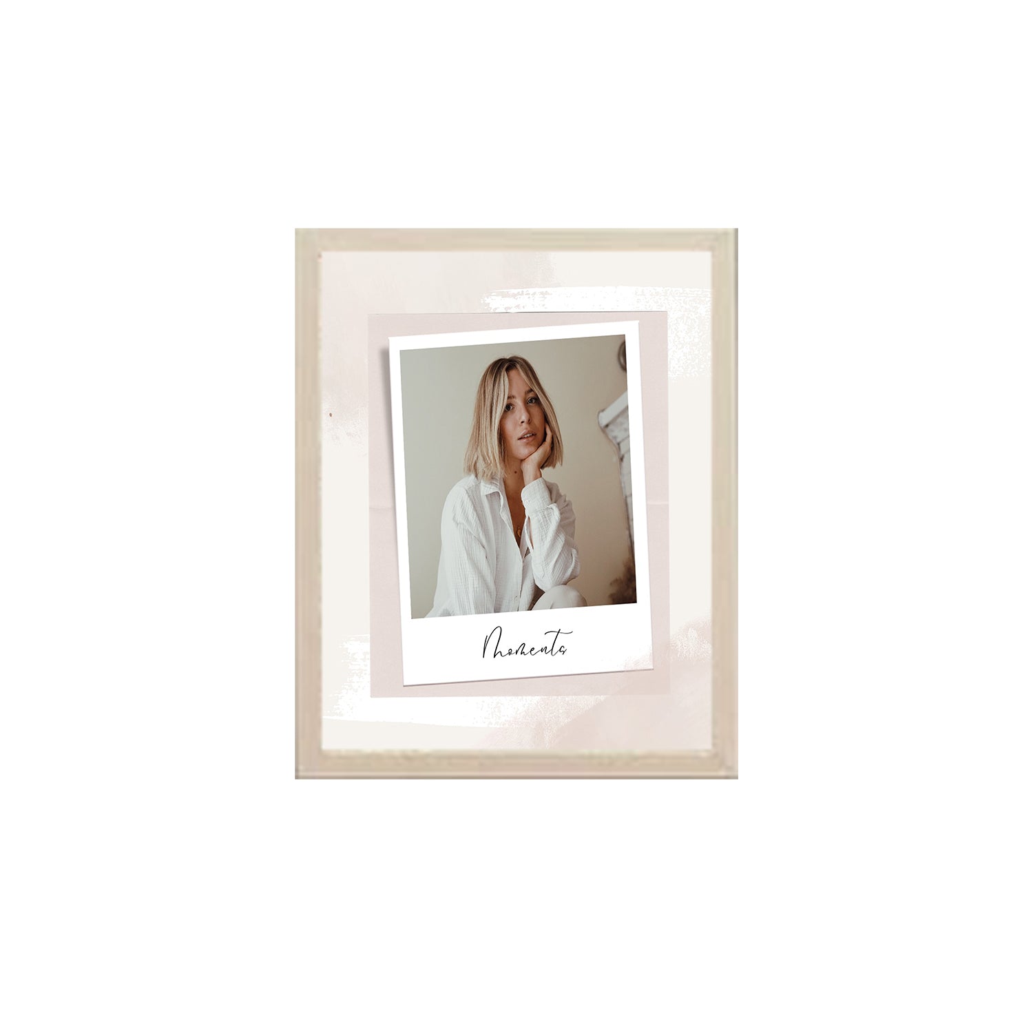 Buy white Custom Design Photo Frame 1 Pc ( photo and text is Customizable )
