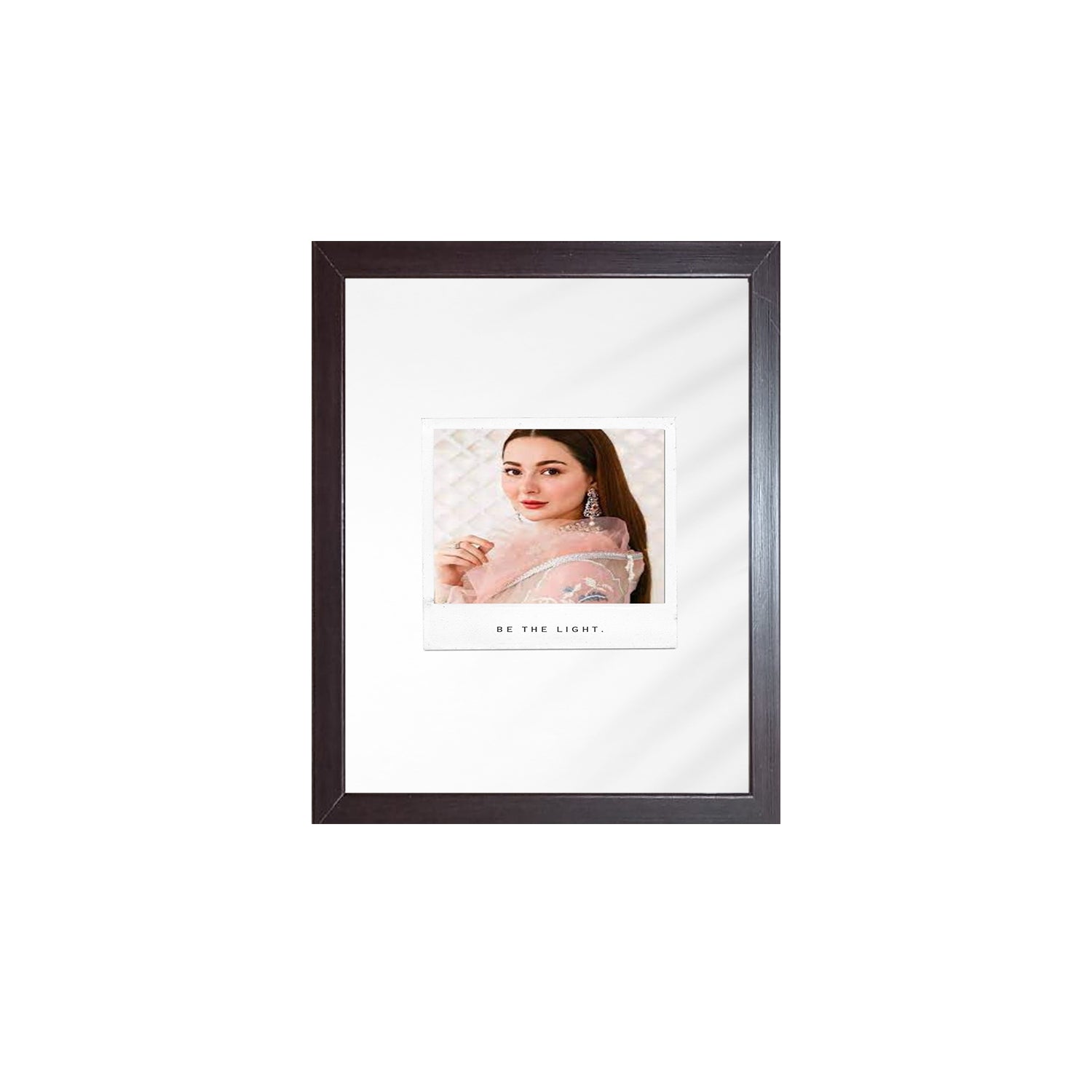 Buy brown Be The Light Custom Design Photo Frame 1 Pc ( photo and text is Customizable )