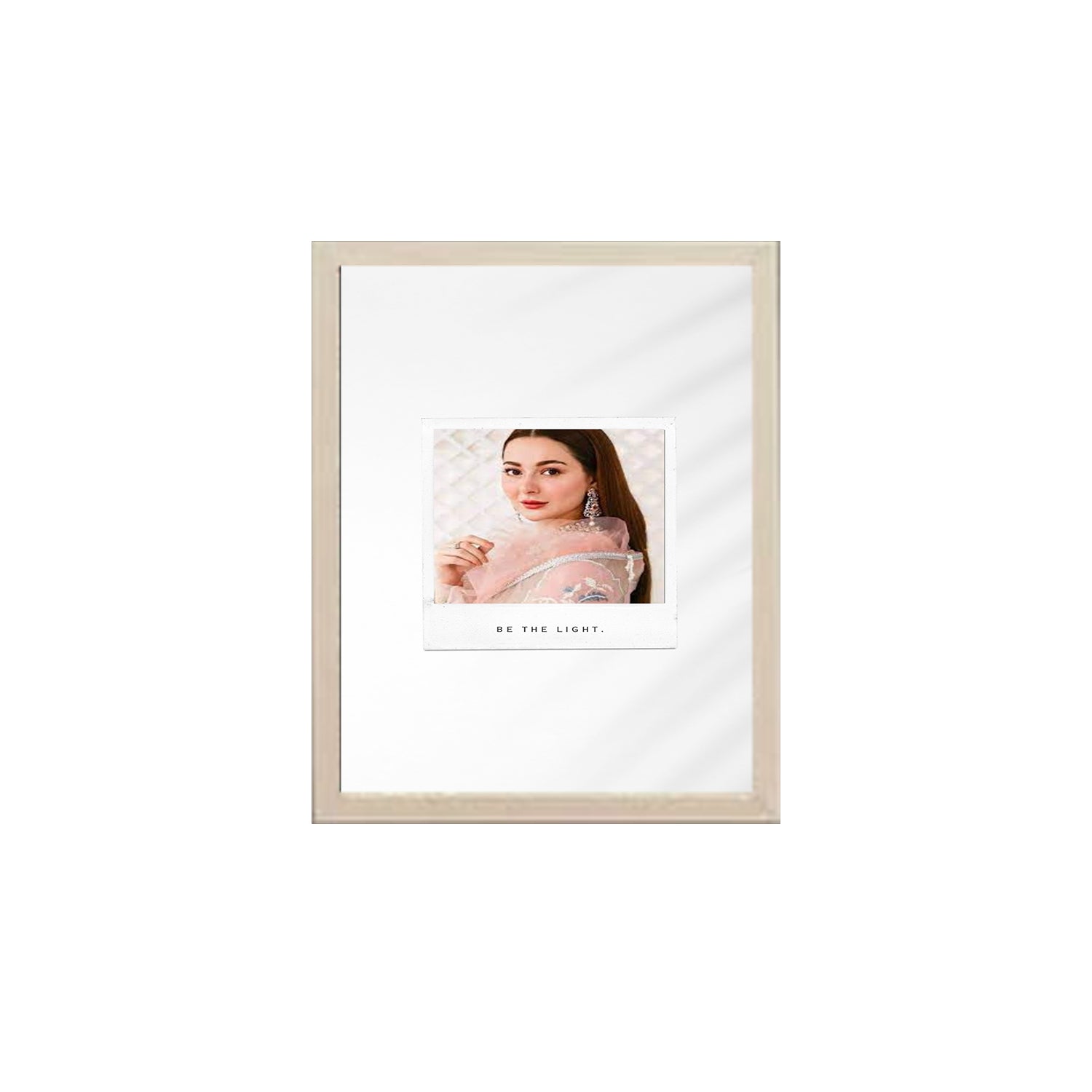 Buy white Be The Light Custom Design Photo Frame 1 Pc ( photo and text is Customizable )