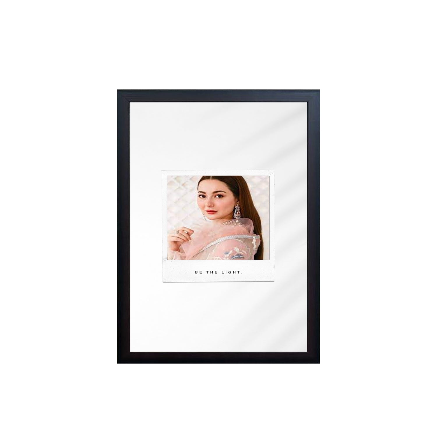 Be The Light Custom Design Photo Frame 1 Pc ( photo and text is Customizable )