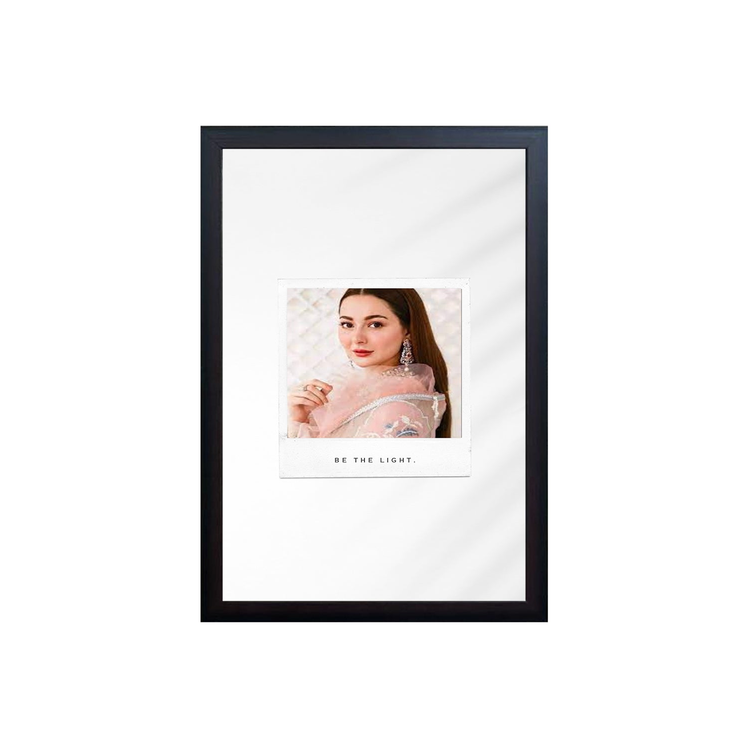 Be The Light Custom Design Photo Frame 1 Pc ( photo and text is Customizable )