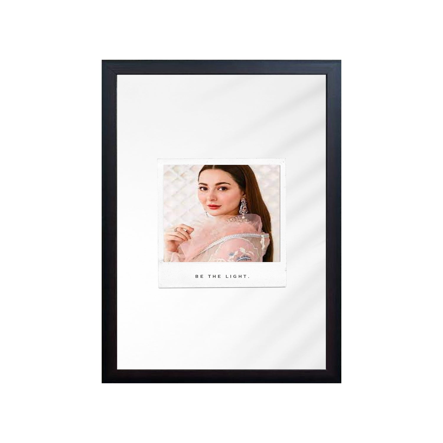 Be The Light Custom Design Photo Frame 1 Pc ( photo and text is Customizable )