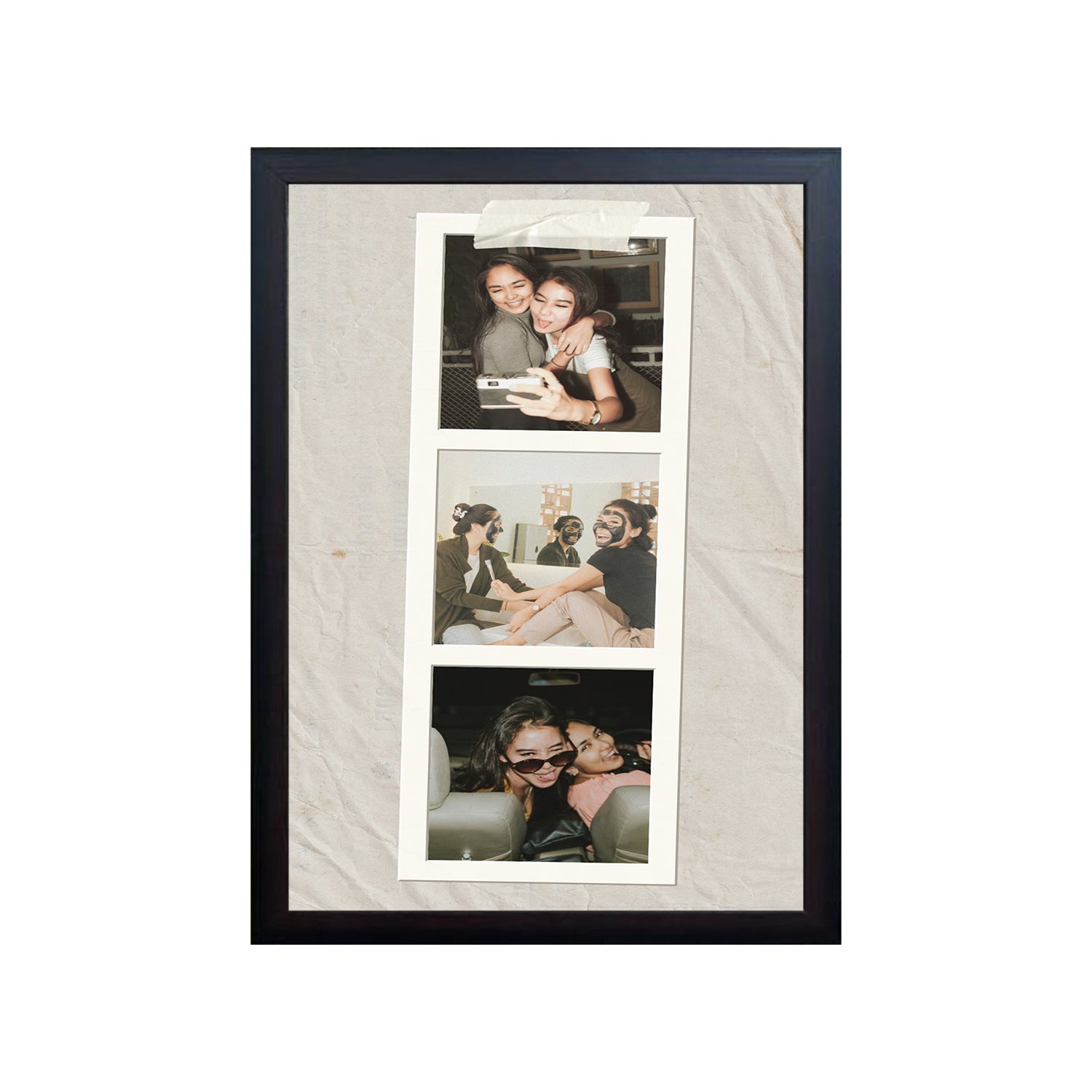 3 Image Template Design Photo Frame 1 Pc ( photo and text is Customizable )