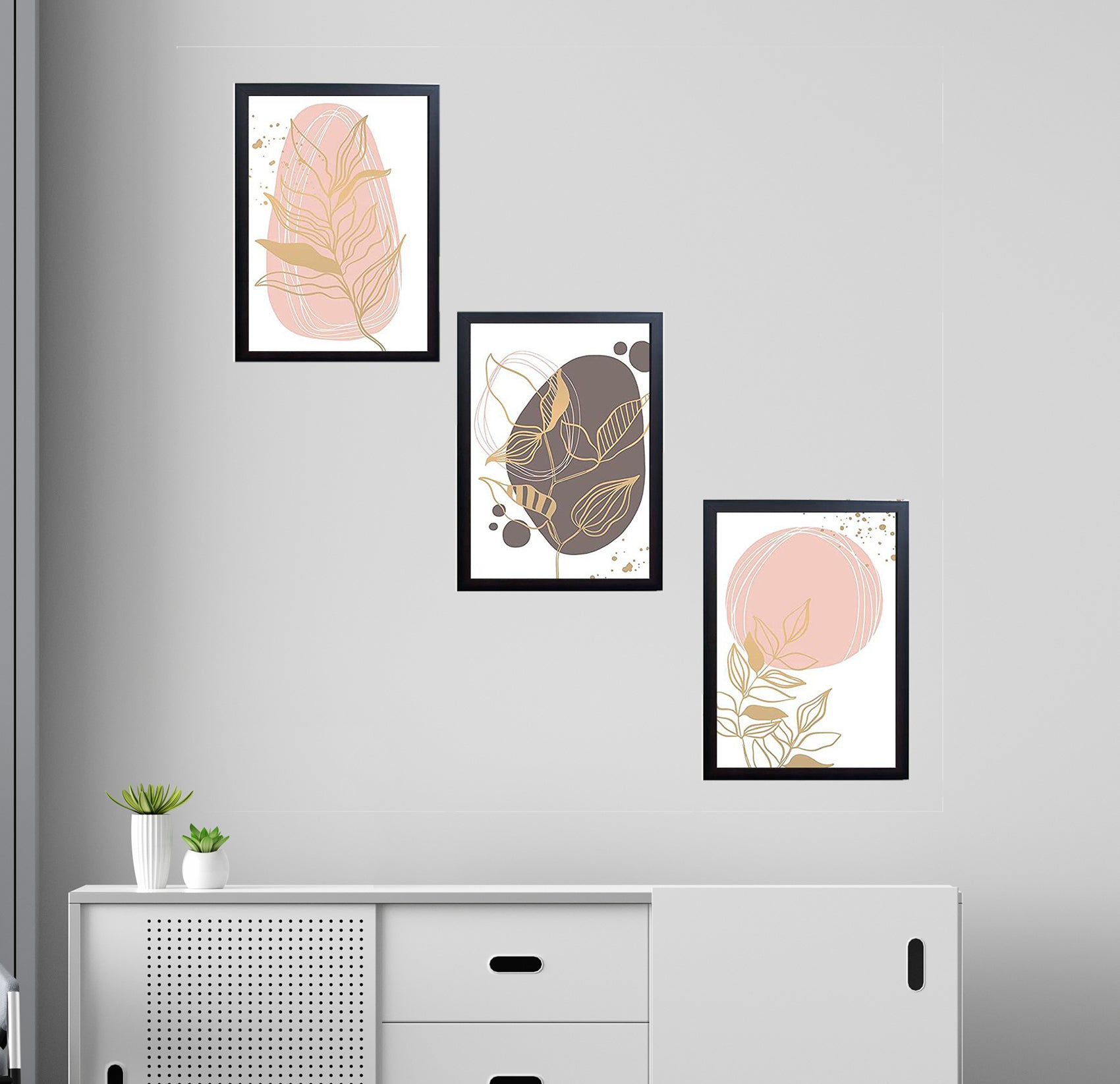 Set of 3 Aesthetic Wall Decoration Photo Frames