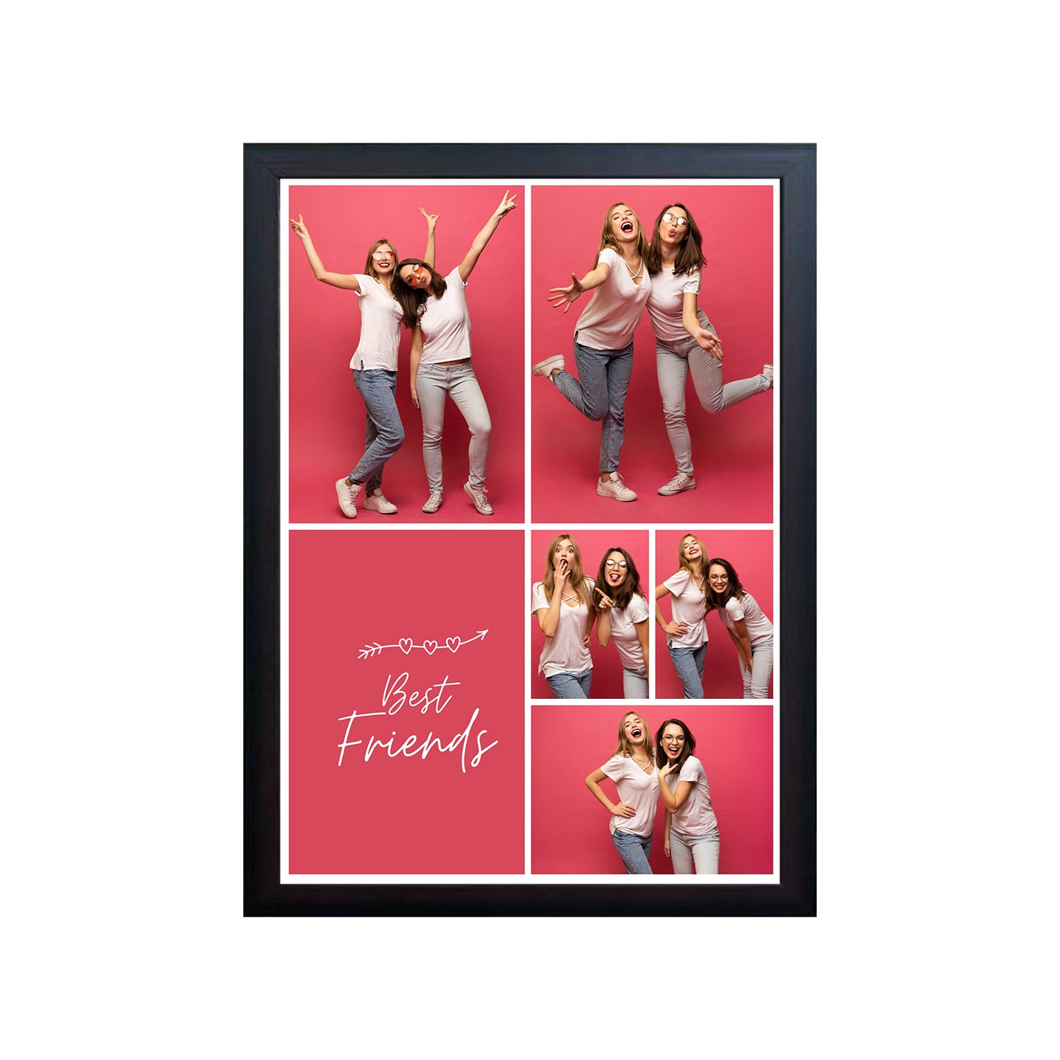 Best Friends Design Photo Frame 1 Pc ( photo and text is Customizable )