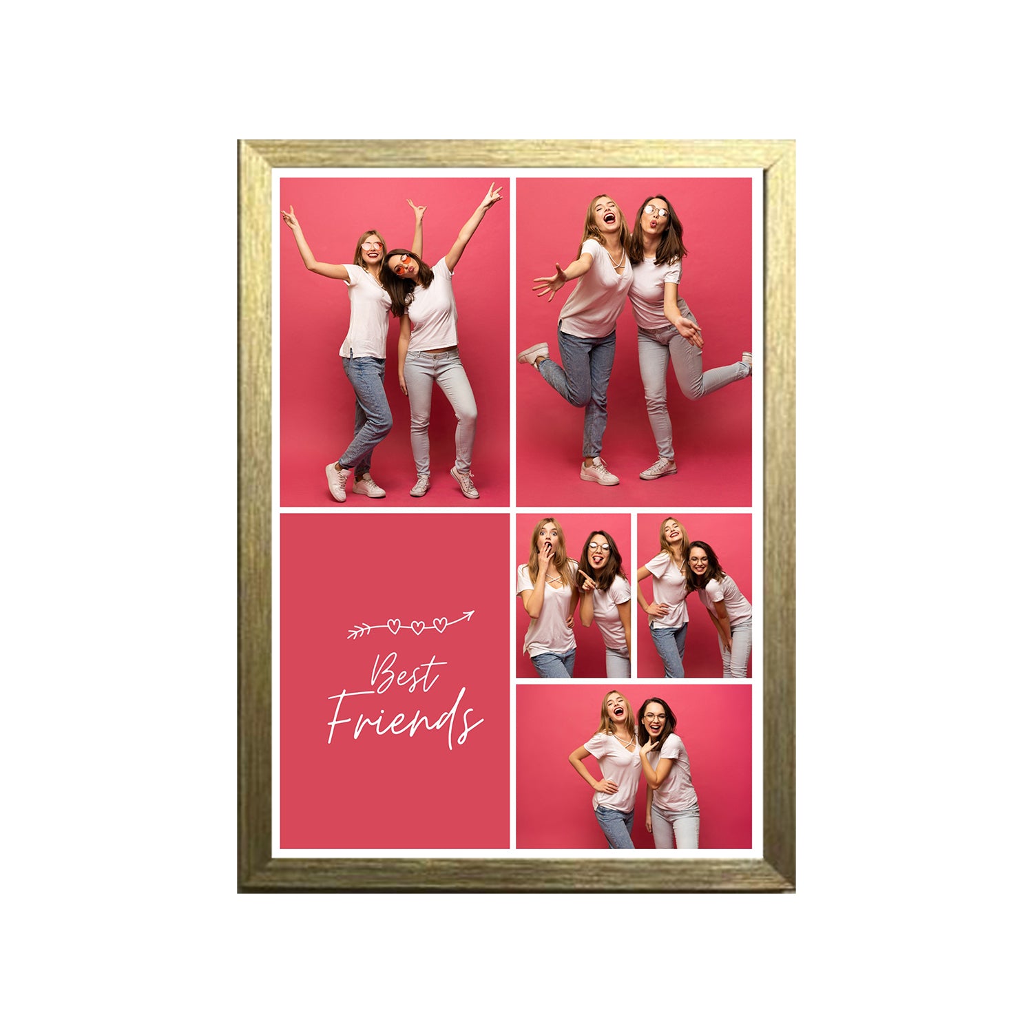 Best Friends Design Photo Frame 1 Pc ( photo and text is Customizable ) - 0