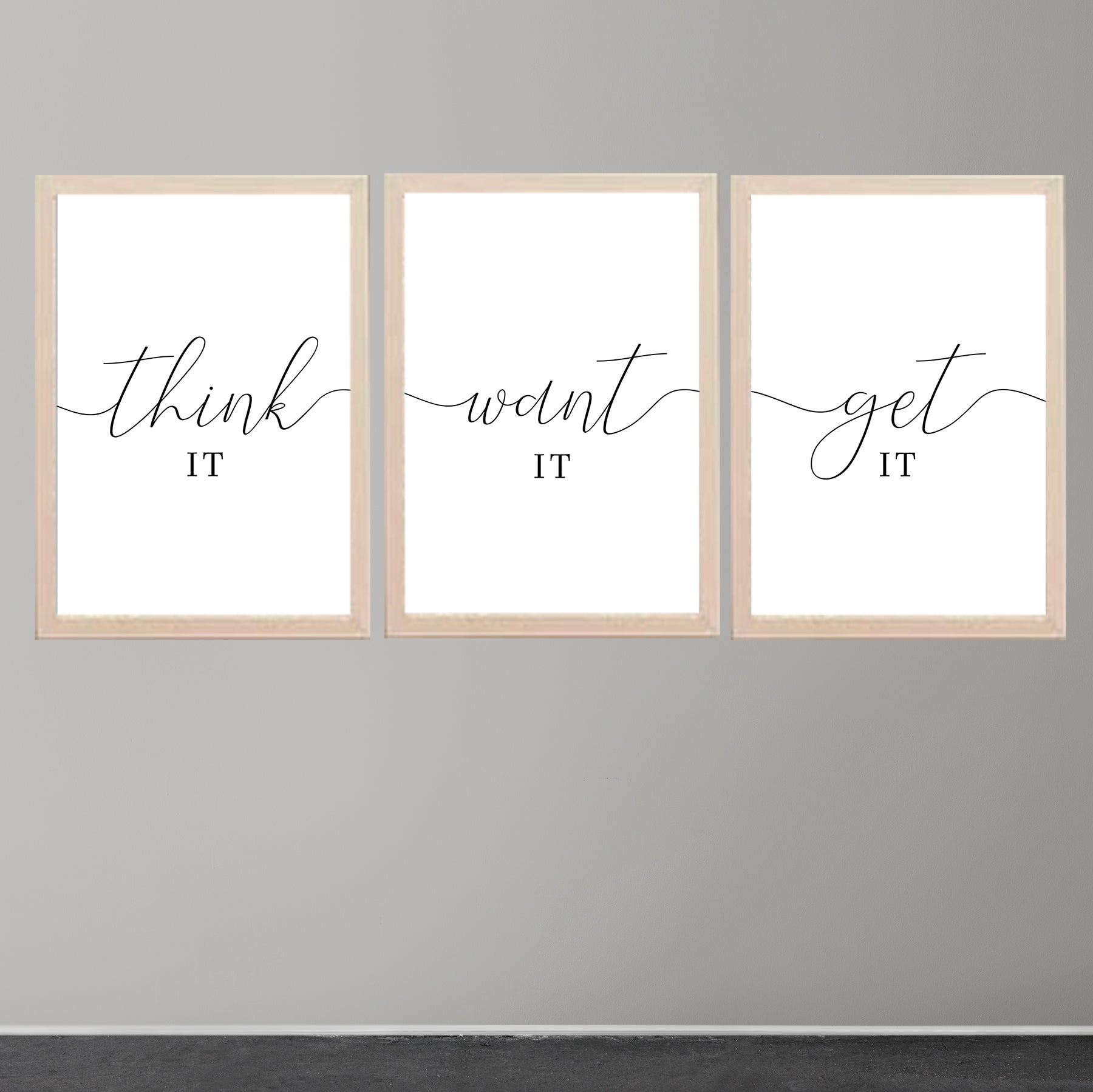 Buy white Work Motivational Quotes For House &amp; Office Decor Set of 3 Frames