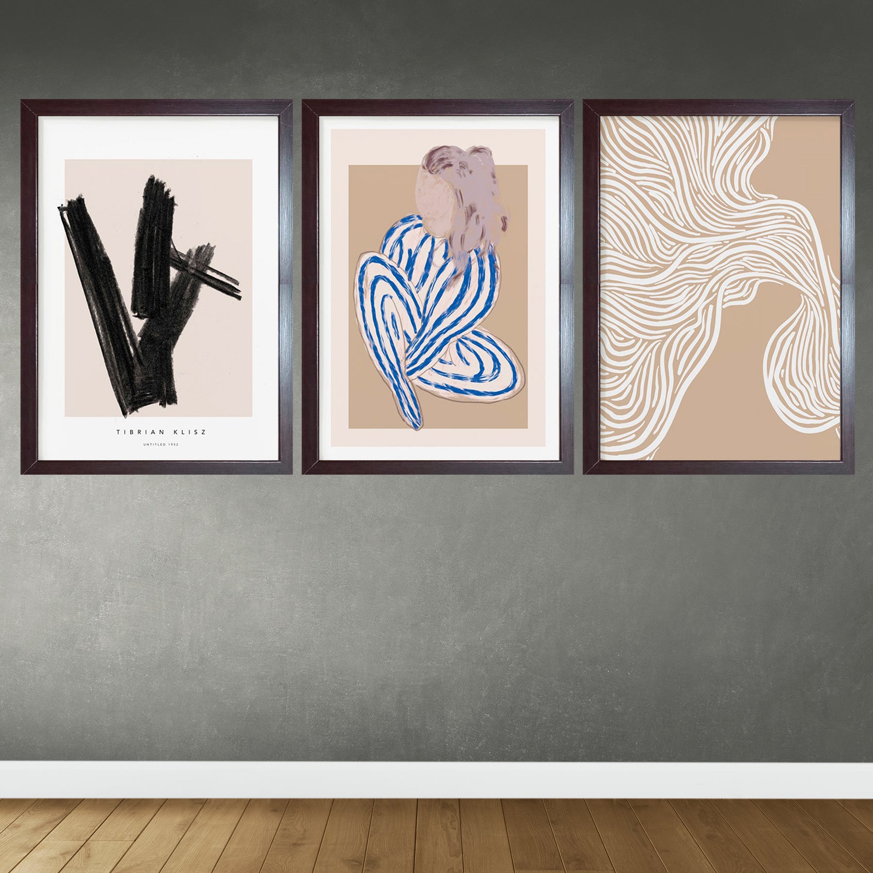 Beautiful Abstract Art Frames Home And Offices Set of 3 - 0