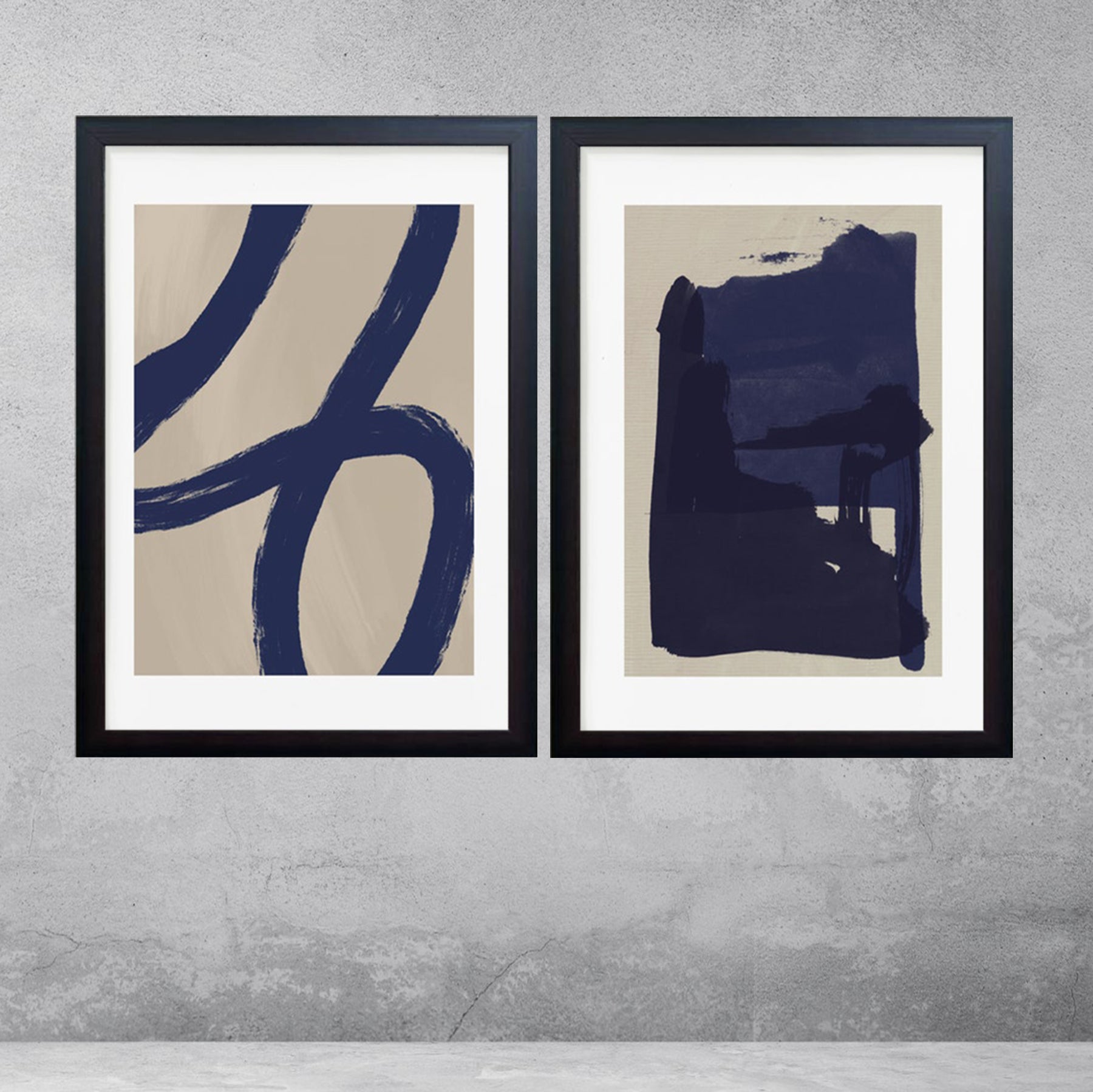 Stunning Abstract Art For Home & Offices Set of 2
