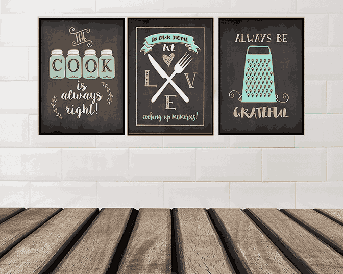 Kitchen Utensil Prints Perfect for Rustic, Modern Farmhouse, Kitchen Dining Decor