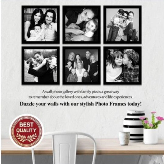 Pack of 6 Collage  Family Photos 12x12" Photo Frames