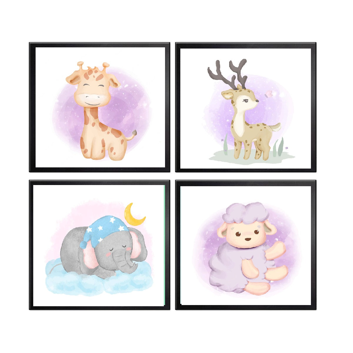 Pack of 4 Kids Nursery Picture Frames